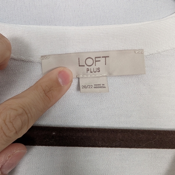 Loft White Button-Up Cardigan - Picture 2 of 4